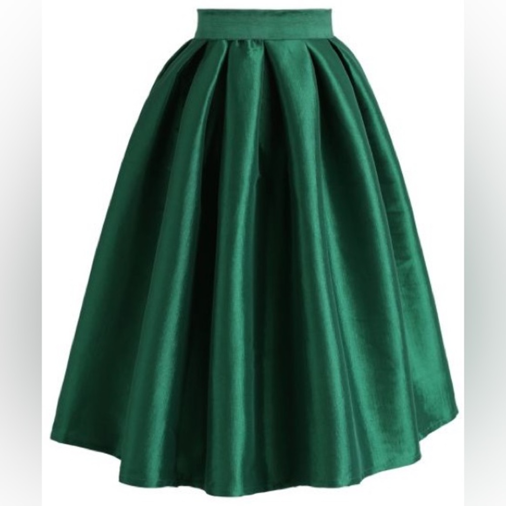 ModCloth Jewel Green A-Line Skirt